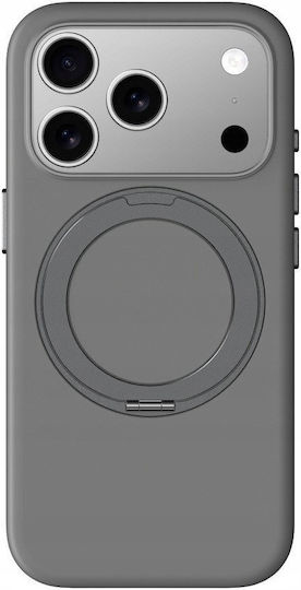 AmazingThing Cloudie Silicone 360 Full Cover Grey for iPhone 18 / 17 Pro