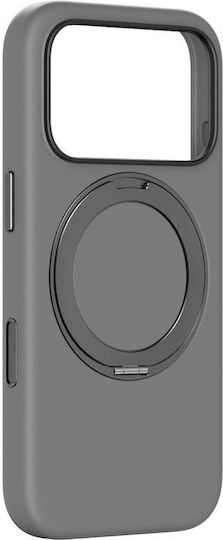 AmazingThing Cloudie Silicone 360 Full Cover Grey for iPhone 18 / 17 Pro