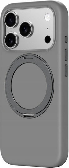 AmazingThing Cloudie Silicone 360 Full Cover Grey for iPhone 18 / 17 Pro