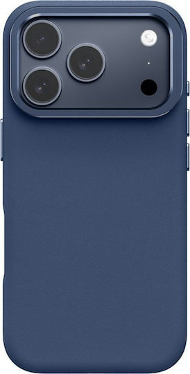 AmazingThing Glamour Back Cover Leather Blue (iPhone 17 Pro Max)