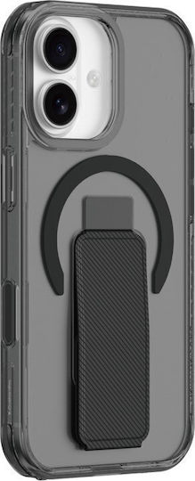 AmazingThing Titan Pro Holder Back Cover Δερμάτινο / Υφασμάτινο Μαύρο (iPhone 17)