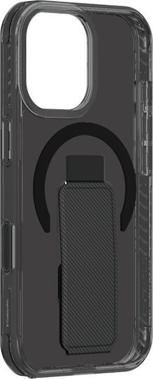 AmazingThing Titan Pro Holder Back Cover Δερμάτινο / Υφασμάτινο Μαύρο (iPhone 17)