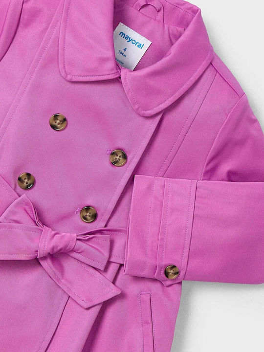 Kids' Trench Coat Orchid