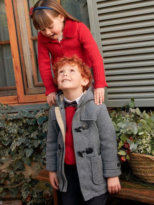 Kids' Coat Montgomery Long with Hood Ash