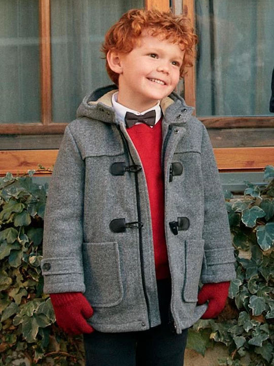 Kids' Coat Montgomery Long with Hood Ash