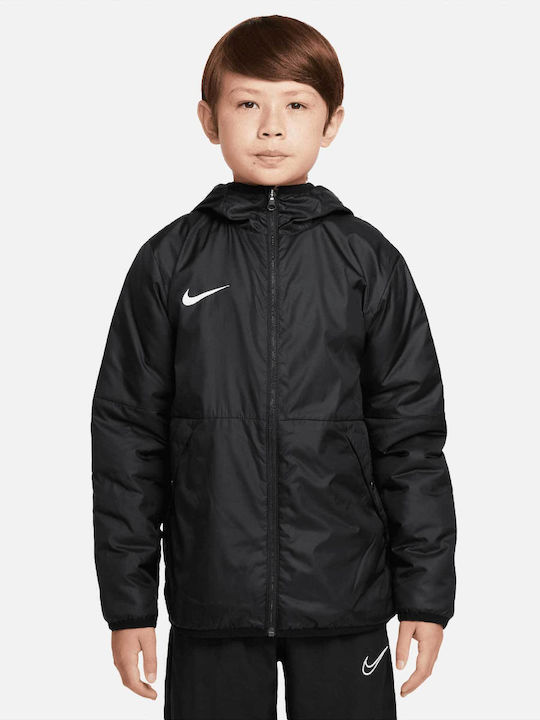 Kids' Sports Jacket Short with Hood Black