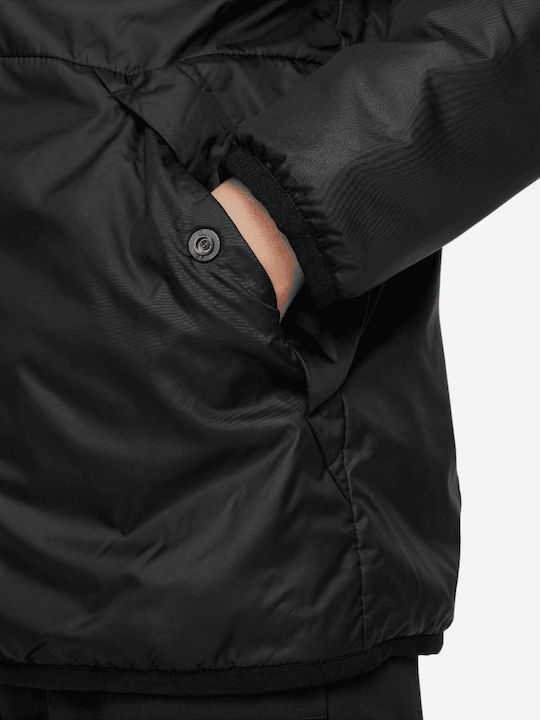 Kids' Sports Jacket Short with Hood Black