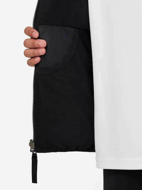 Kids' Sports Jacket Short with Hood Black Academy Pro