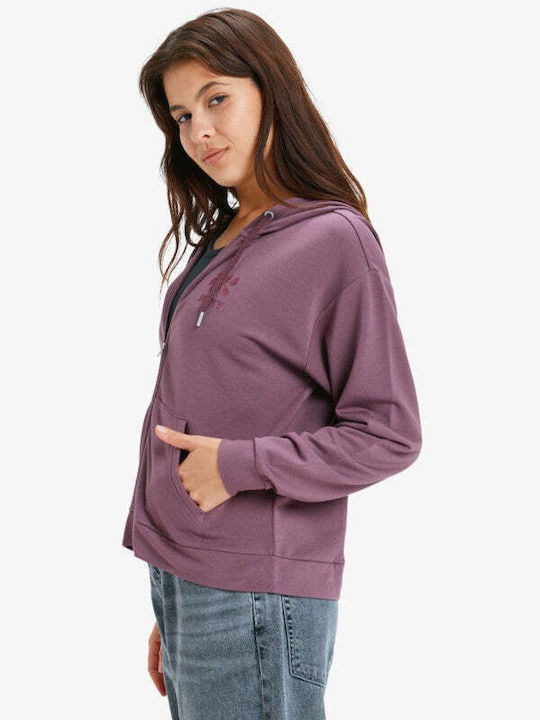 Surfing By Daylight Women's Sweatshirt Jacket Hooded Huckleberry