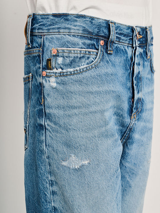 Martin Herren Jeanshose mit Regulär Gerade Anwendung Blau