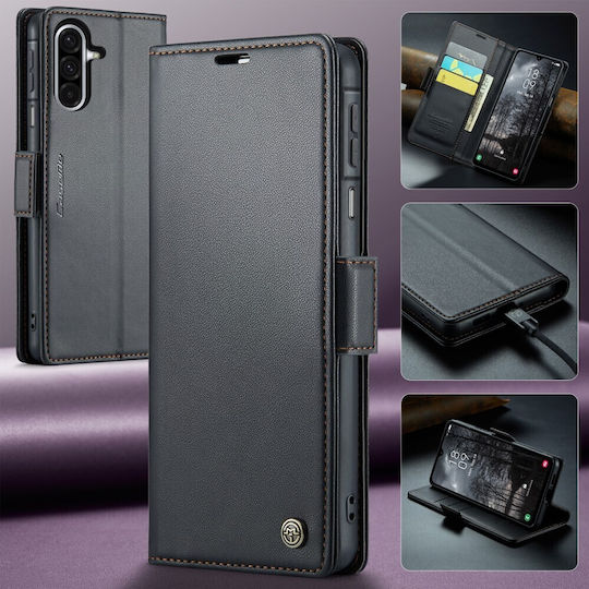 Caseme 023 Luminus Wallet Negru (Galaxy A17)