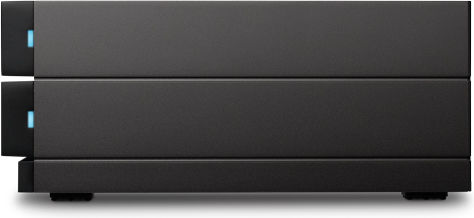 Lacie 2big RAID USB-C Външен HDD 48TB 2.5" Черен