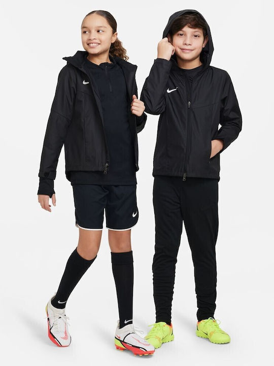 Academy Kids Sports Short Windproof Hooded Black