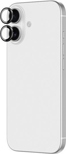 AmazingThing Προστασία Κάμερας Tempered Glass Μαύρο για το iPhone 17