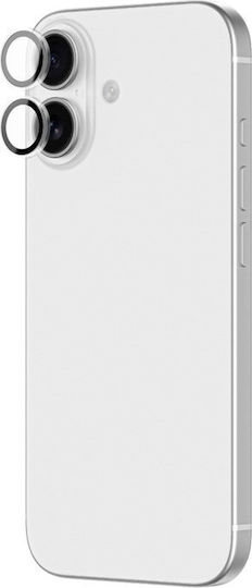 AmazingThing Προστασία Κάμερας Tempered Glass Μαύρο για το iPhone 17