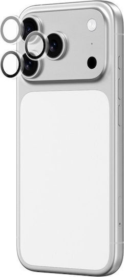 AmazingThing Προστασία Κάμερας Tempered Glass Μαύρο για το iPhone 17 Pro, iPhone 17 Pro Max