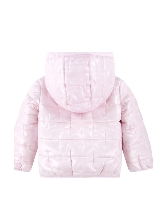 Παιδικό Αθλητικό Μπουφάν με Κουκούλα Pink Foam Positive Quilting