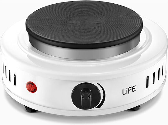 Life Mataki 221-0182 Countertop Burner Emaille Single Weiß