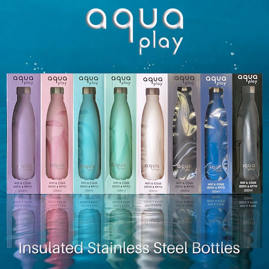 Aquaplay Bottle Thermos Stainless Steel 500ml Lilac