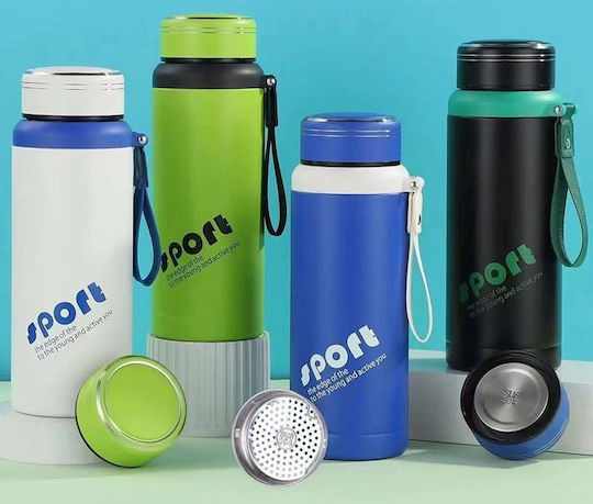 456684 Portable Bottle-Thermos Zs9141 Flasche Thermosflasche Rostfreier Stahl 800ml Green