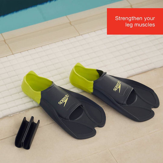 Speedo Βατραχοπέδιλα Πισίνας Biofuse Training Κοντά Γκρι