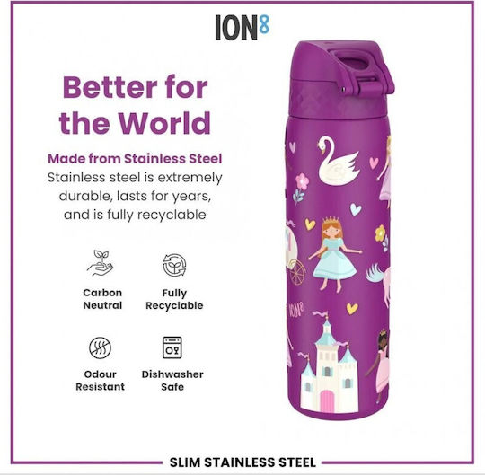Ion8 Sticlă Termos pentru Copii din Oțel Inoxidabil 500ml