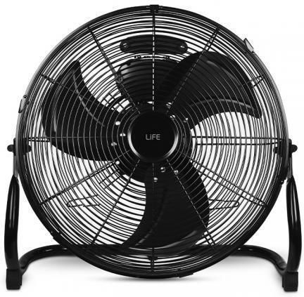 Life Meltemi Вентилатор Подов 100W С Диаметър 40см Черен
