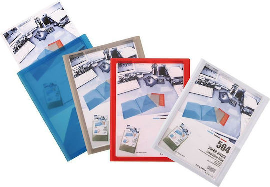 Foldermate Clipboard Bifold Conference for Paper A4 Transparent 1pcs