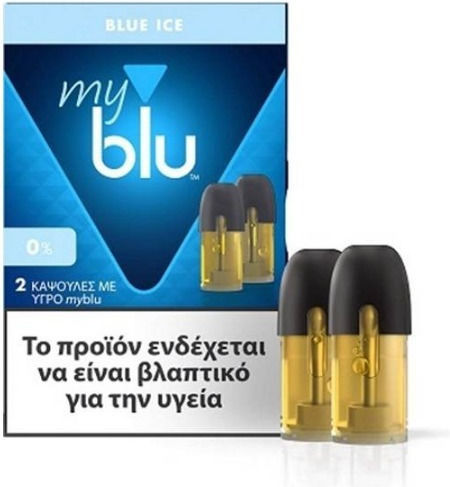 MyBlu Pods Blue Ice Ανταλλακτικά Pod 2τμχ σε Μπλε χρώμα