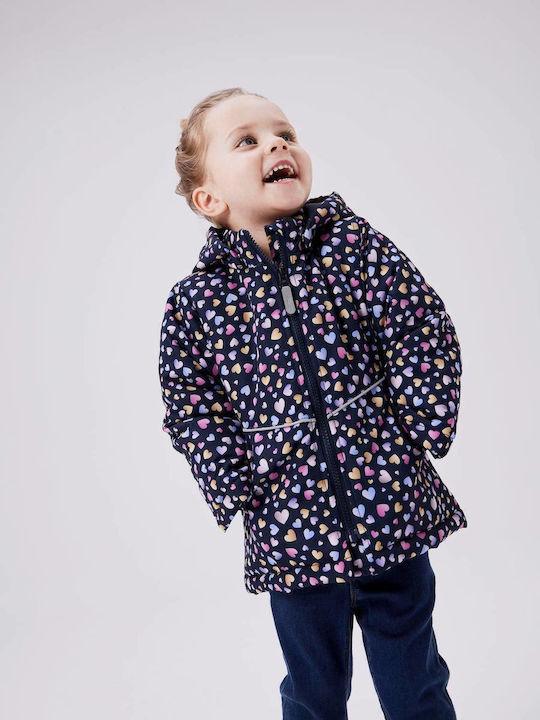 Kids' Casual Jacket Long with Hood Navy