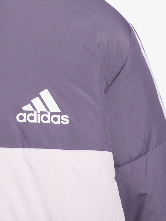 Kids' Sports Jacket Short with Hood Purple