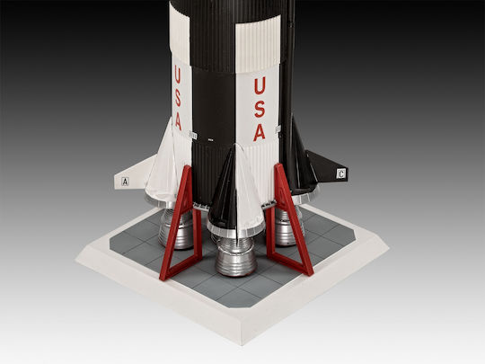 Revell Apollo 11 Saturn V Rocket Φιγούρα Μοντελισμού Λευκή 183 Κομματιών σε Κλίμακα 1:96 114εκ.