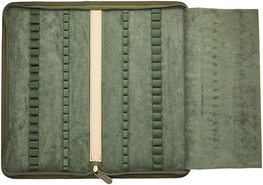 Esterbrook Canvas Pen Case Army Green 40 Θέσεων