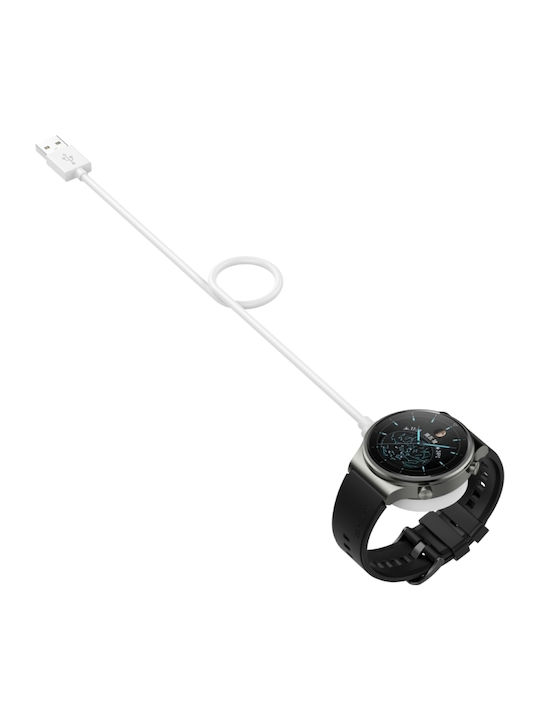 Huawei Watch 4 Watch 4 Pro Смарт Часовник Магнитен Заряден Кабел С Разделяне Бял