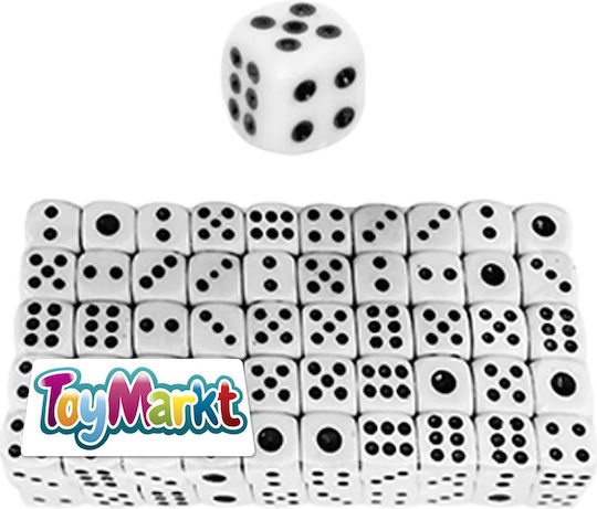 HOMie Plastic Dice for Backgammon 1.1cm 100pcs 116637 96-617