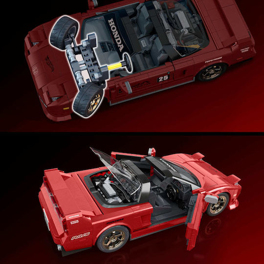 Mattel Brick Shop Cuburi de Construit Hot Wheels '90 Acura NSX