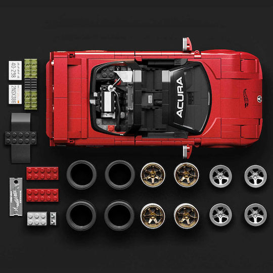 Mattel Brick Shop Τουβλάκια Hot Wheels ’90 Acura NSX για 10+ Ετών 876τμχ
