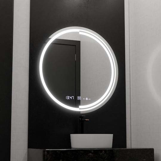 Alista Home AT1CT-D1OC-RS1S-D026 Rund LED Berührung aus Kunststoff 60x60cm Transparent Alista Home AT1CT-D1OC-RS1S-D026 Rund LED Berührung aus Kunststoff 60x60cm Transparent