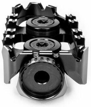 Gilles Picior de picior Μοτοσυκλέτας în Culoare Black RGK-510-UF35-SET-B