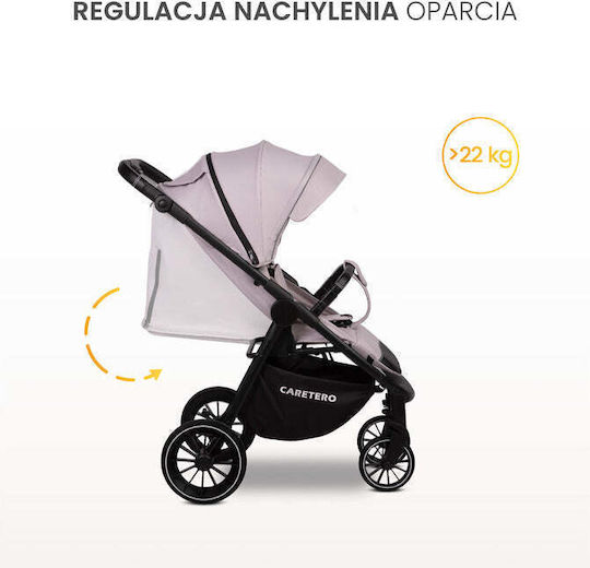 Caretero Agil Бебешка количка Сив