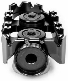 Gilles Picior de picior Μοτοσυκλέτας în Culoare Black RGK-970-UF35-SET-B