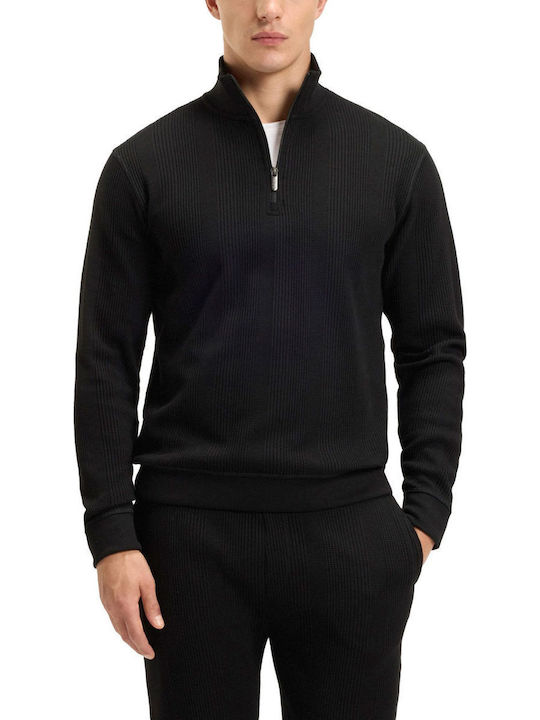 Herrenbluse Langarm Schwarze