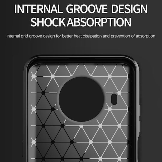 Back Cover Σιλικόνης Μαύρο (Nokia X10)