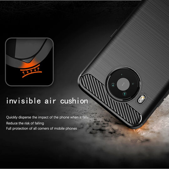 Back Cover Σιλικόνης Μαύρο (Nokia X10)