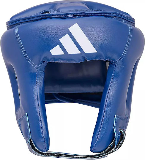 adidas Rookie Kids Open Face Boxing Headgear Synthetic Leather Blue