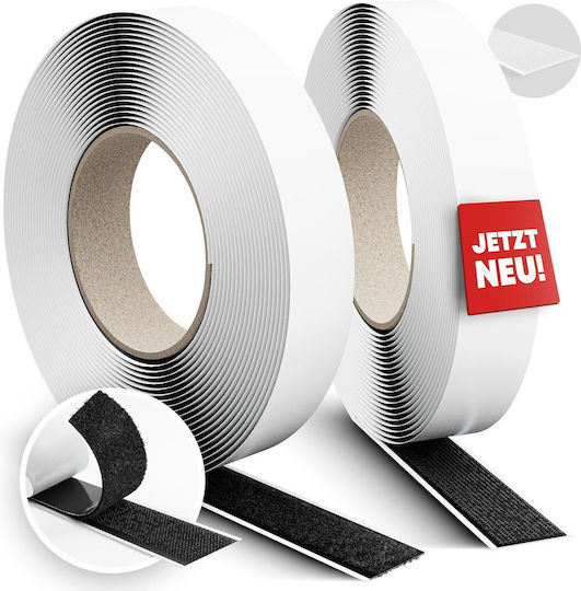 LTC Audio Velcro Legături Cablu 20mm Negru Culoare Full Face 1 Buc