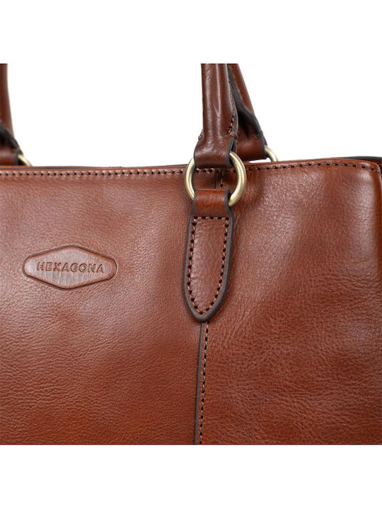 Leather Women's Handbag Shoulder Crossbody Brown