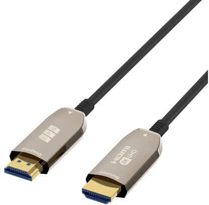 EFB HDMI 2.1 Ultra High Speed 48Gbps 4K 120Hz HDR VRR Kabel HDMI-Stecker - HDMI-Stecker 20m Schwarz