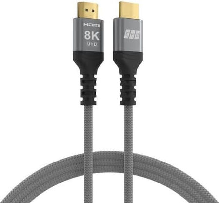 EFB HDMI 2.1 Ultra High Speed 48Gbps 4K 120Hz HDR VRR Kabel HDMI-Stecker - HDMI-Stecker Schwarz
