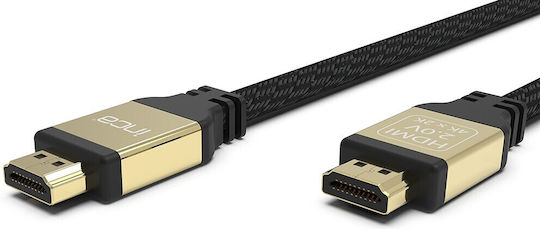 Inca HDMI 2.0 Premium High Speed 4K 60Hz HDR Cable HDMI Male - HDMI Male 2m Black